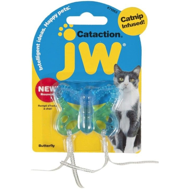 JW Pet Cataction Catnip Infused Butterfly Interactive Cat Toy - 1 count